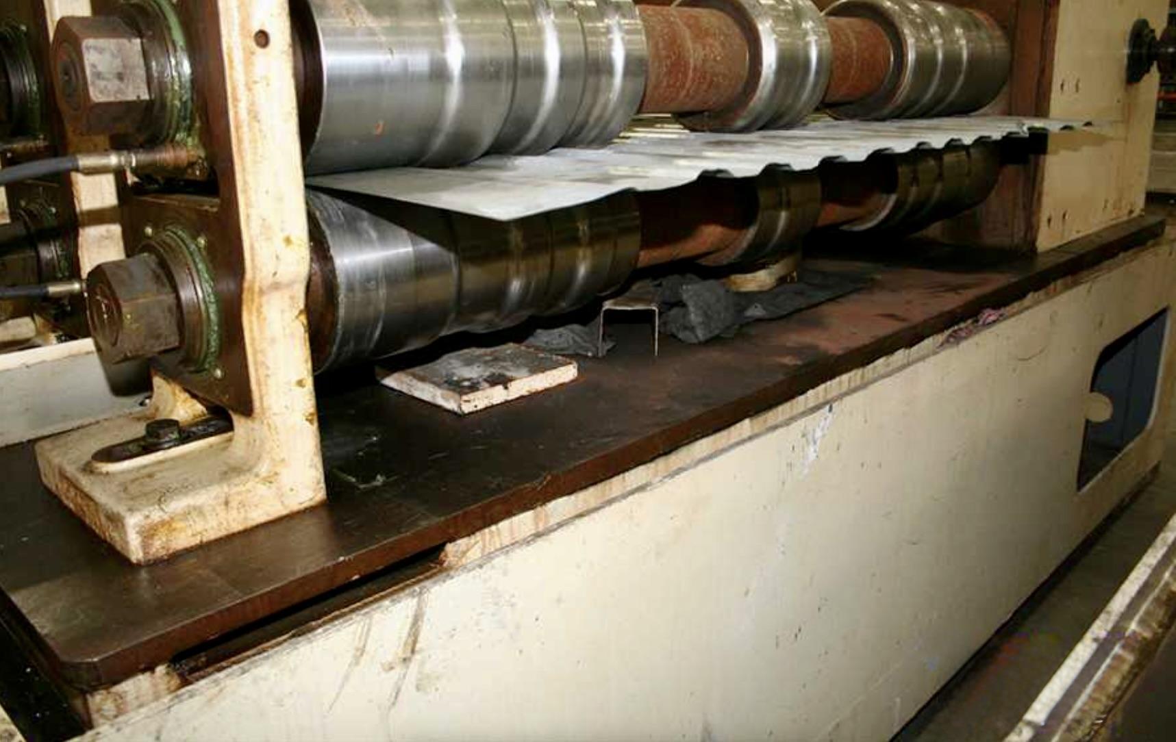 32 Stand, Tishken #32-XHW-4, rollformer, 4-1/2" shaft diameter, 70" roll space, 18" horizontal centers - Image 7