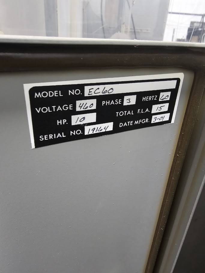 Nordson #20-6000, Versa Coat Powder Booth, 15 amps., 6000 cfm - Image 7