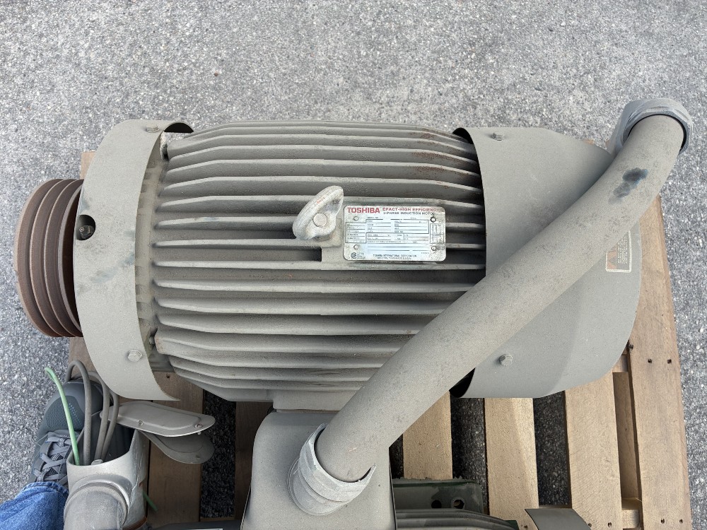 50 HP 1760 RPM Toshiba, Frame 326T, TEFC, 230/460 Volts, 3 phase Induction Motor, 118/59 amp, TIKK, (2 - Image 3
