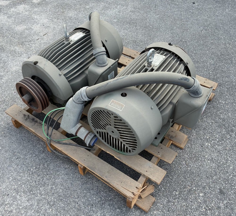 50 HP 1760 RPM Toshiba, Frame 326T, TEFC, 230/460 Volts, 3 phase Induction Motor, 118/59 amp, TIKK, (2 - Image 5