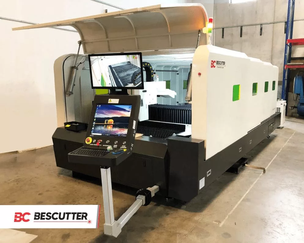 Bescutter #Space-Saver-510, CNC Fiber Laser, 3,000 watt, 5' x 10' table, Cypcut control, chiller unit - Image 2