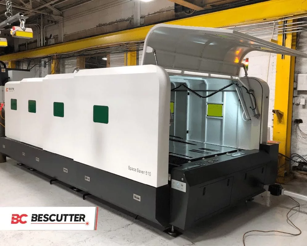 Bescutter #Space-Saver-510, CNC Fiber Laser, 3,000 watt, 5' x 10' table, Cypcut control, chiller unit - Image 4
