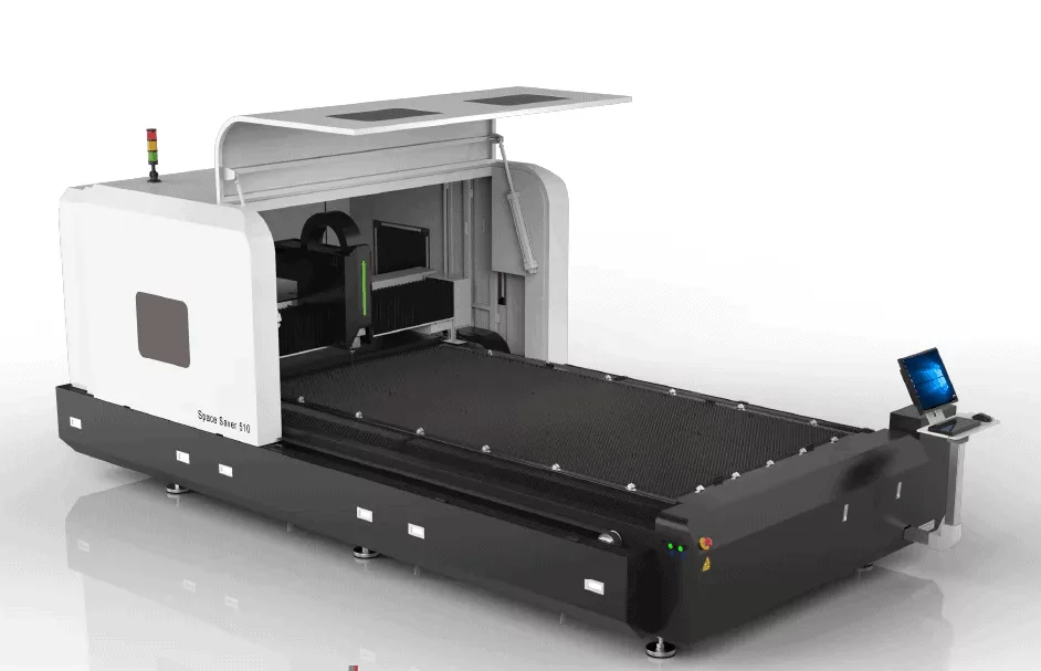 Bescutter #Space-Saver-510, CNC Fiber Laser, 3,000 watt, 5' x 10' table, Cypcut control, chiller unit - Image 5