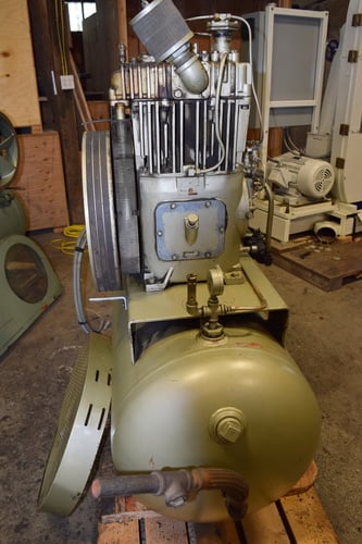 Quincy #340, Reciprocating Air Compressor, 10 HP, 650&deg;F max. design temperature, 200 max. psi, 208/220/440 V. - Image 10