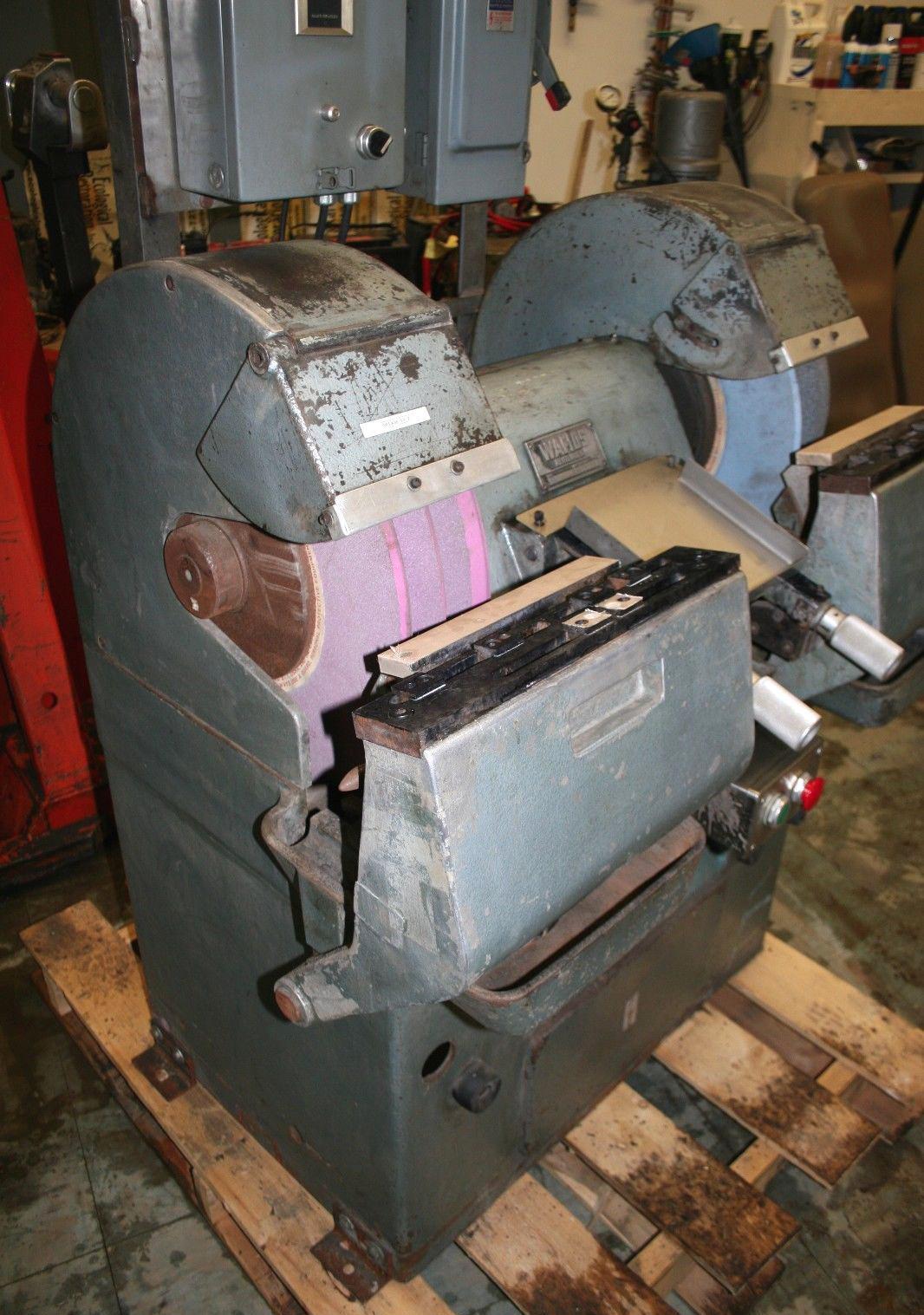 Wafios #MSD-500, Nail Cutter Grinding Machine, 18" max. grinding diameter, (1) coarse, (1) fine & (3) medium - Image 3