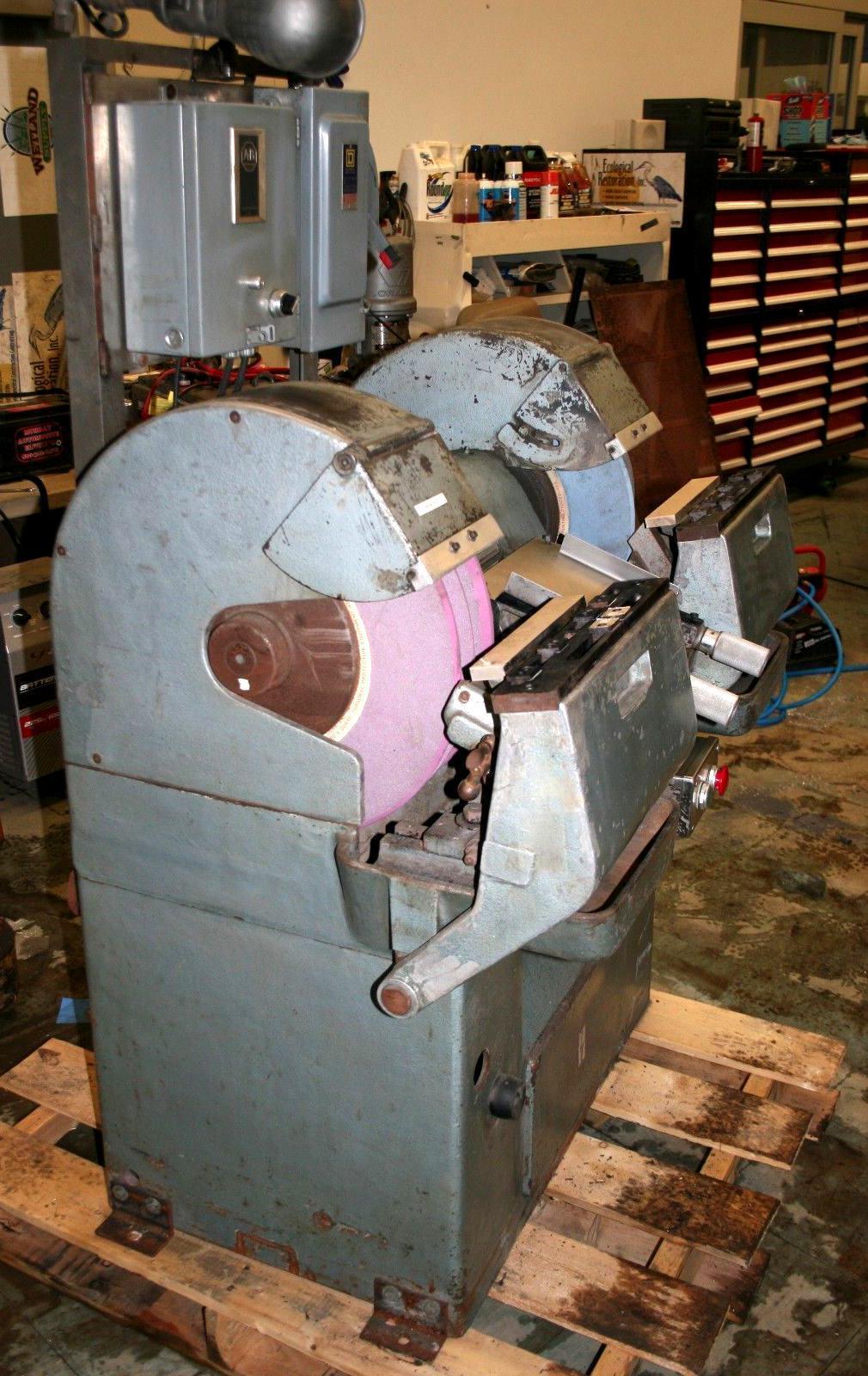 Wafios #MSD-500, Nail Cutter Grinding Machine, 18" max. grinding diameter, (1) coarse, (1) fine & (3) medium - Image 9