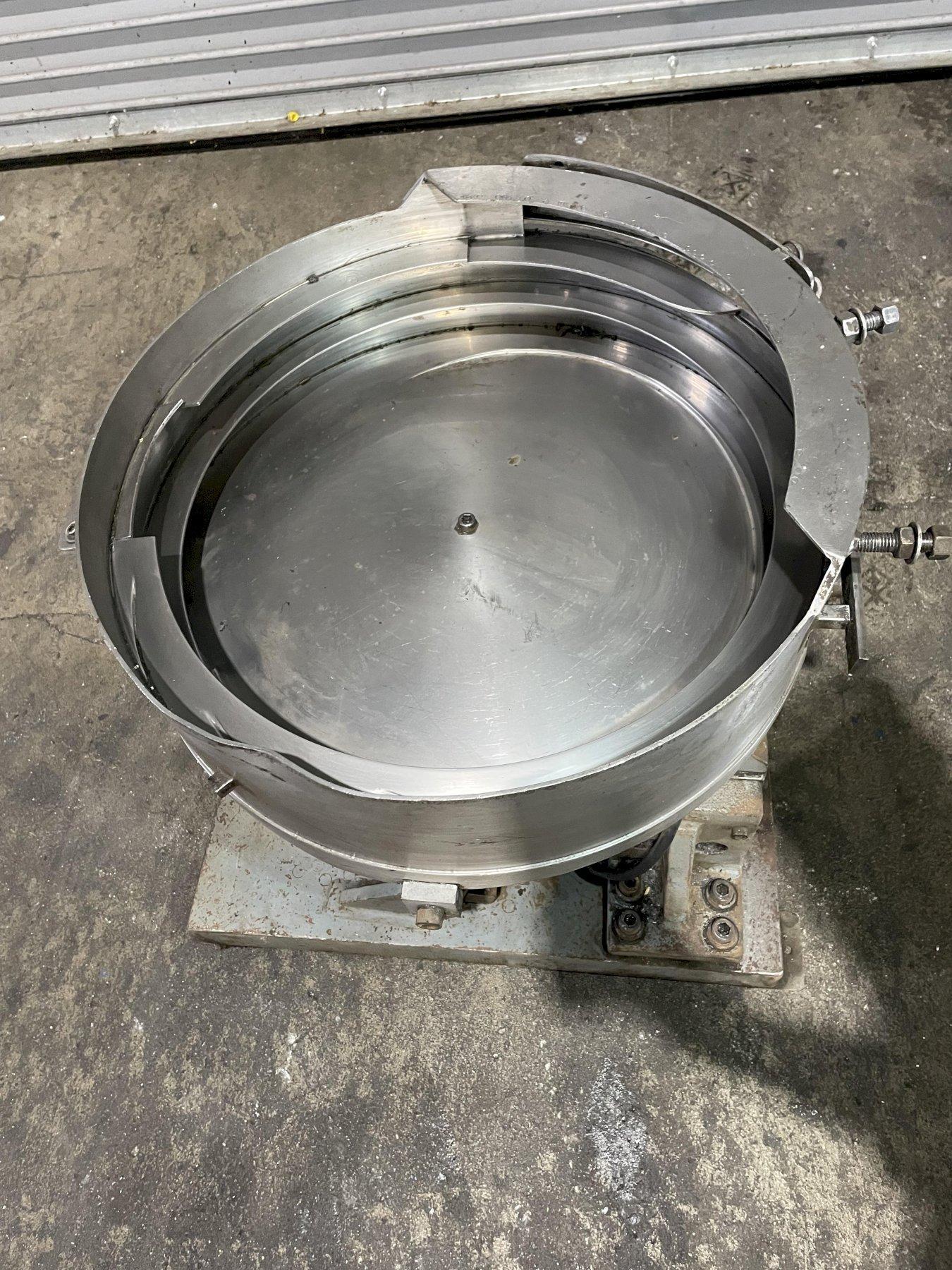 Midwest Feeder, Vibratory Bowl Feeder, 21" bowl diameter, clockwise - Image 1