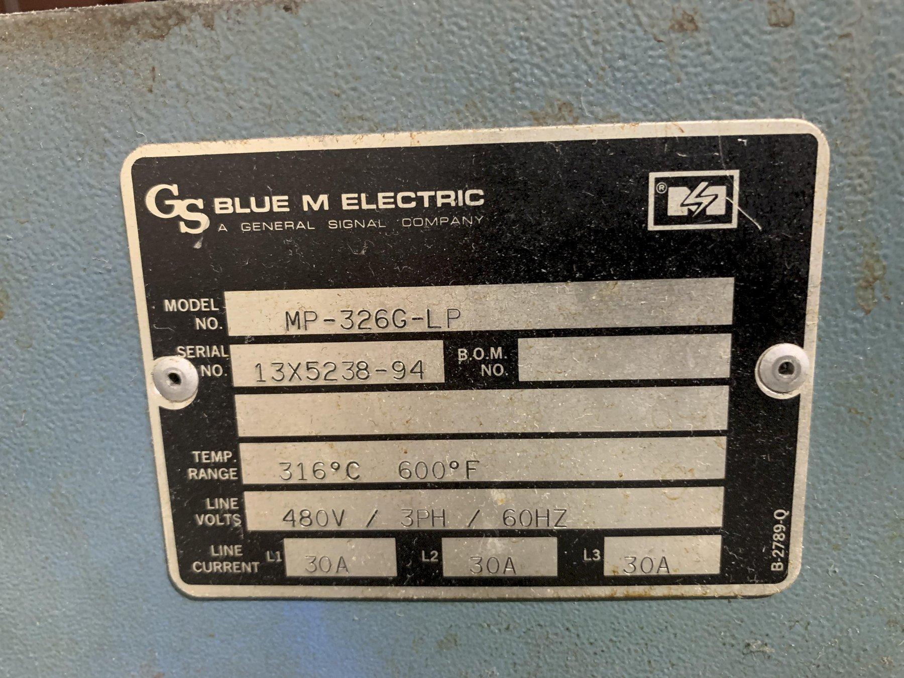 48" x 48" x 24" Blue M #MP-326G-LP, Batch Oven, 32 cu.ft., 600°F, 18 KW, Pro-Master 1 control, 480 Volt - Image 6