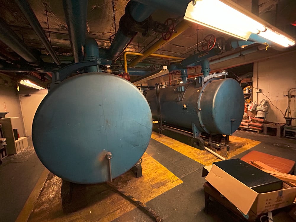 Cleaver-Brooks #CB200-150 - a 150 HP packaged firetube hot water boiler (the " HW" on the max pressure line - Image 5
