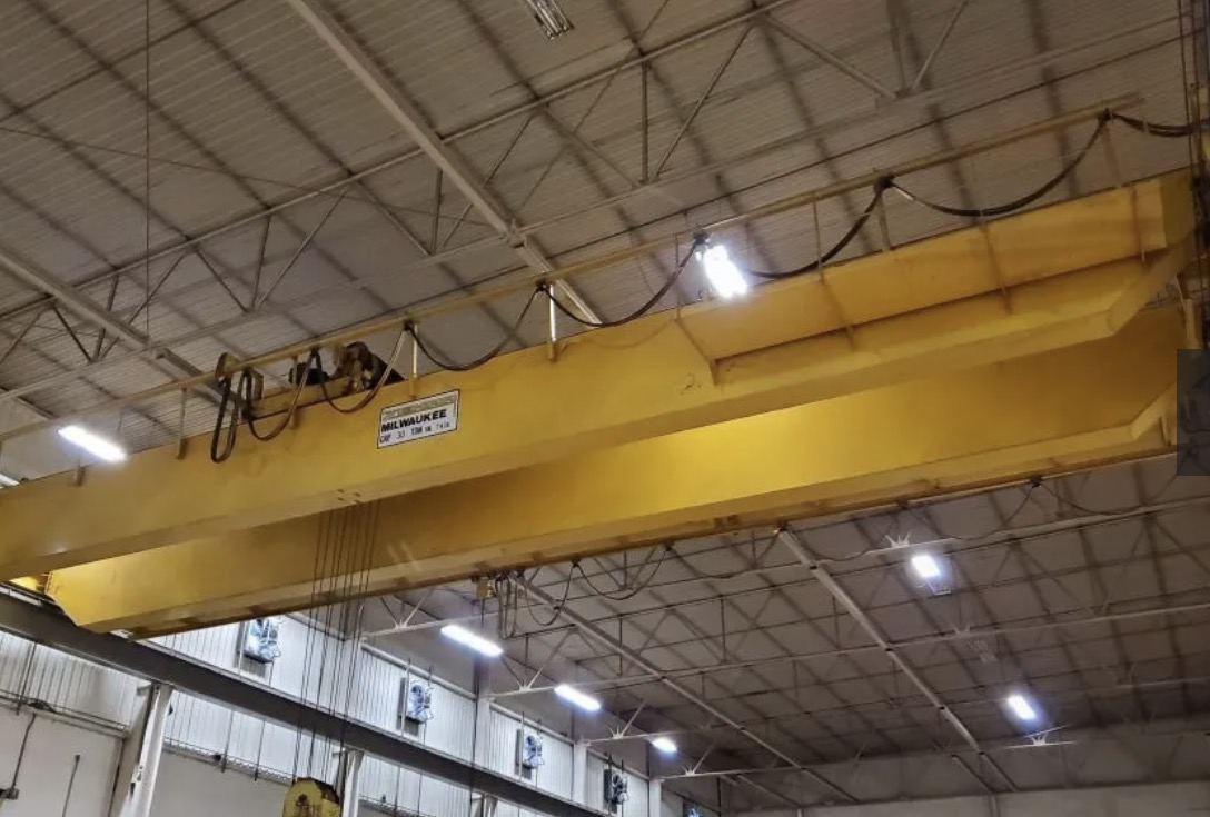 30 Ton, Zenar, Overhead Bridge Crane, 61'8" span, 40' lift, 150 FPM, 1987 - Image 1