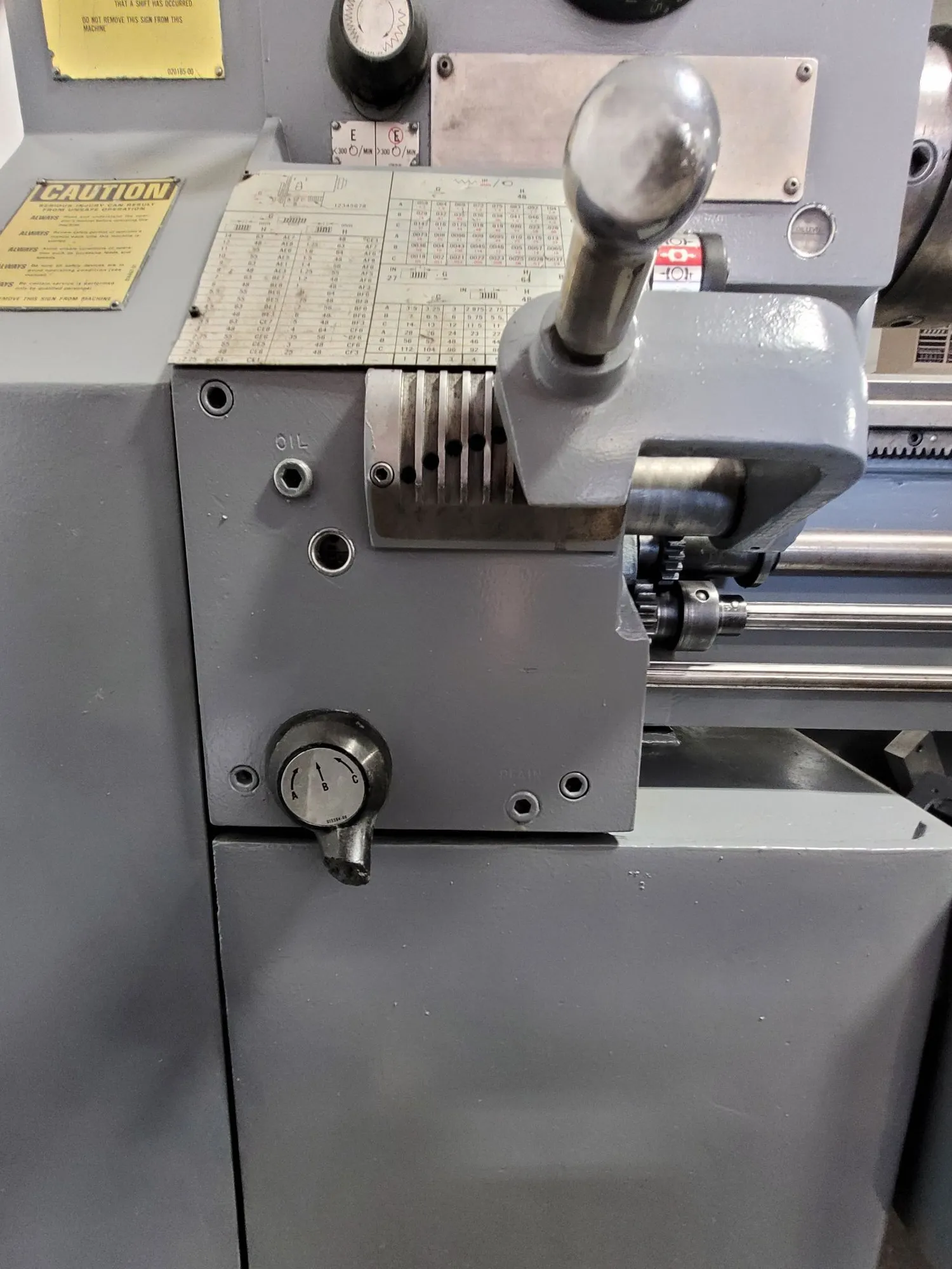 15.5" x 54" LeBlond Makino Regal #12C, toolroom lathe, 2.375" bore, 45-1800 RPM, 7.5 HP, D1-6 (2 available) - Image 8