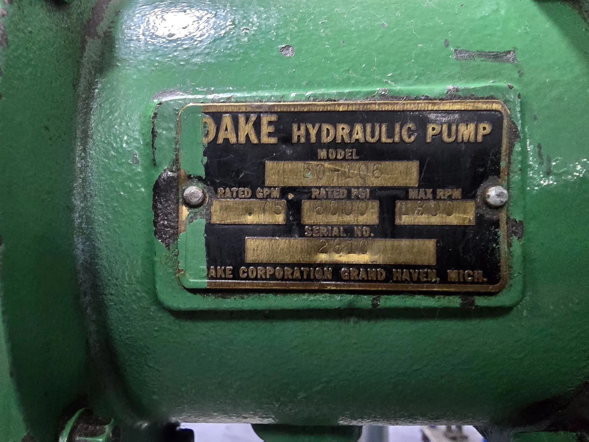 75 Ton, Dake #908075, H-frame press, 28 Ton pull, 10" stroke, 33" daylight, 2 HP, 440 V. - Image 1