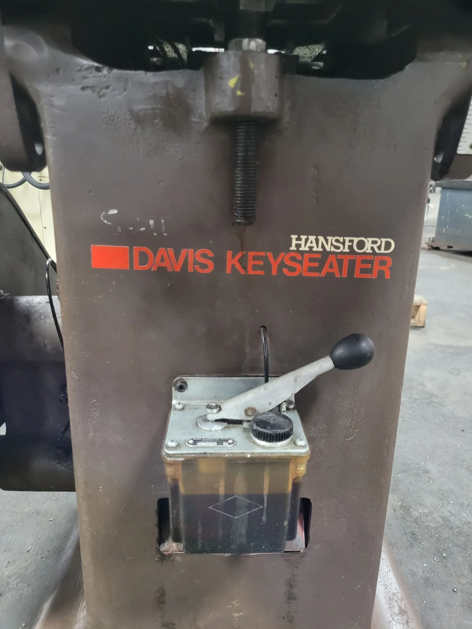 1/16"- 1-1/2" Hansford Davis #5, keyseater, 18-3/4" throat, 4-1/2" stroke, 48 SPM, 2 HP, 480 V. - Image 7