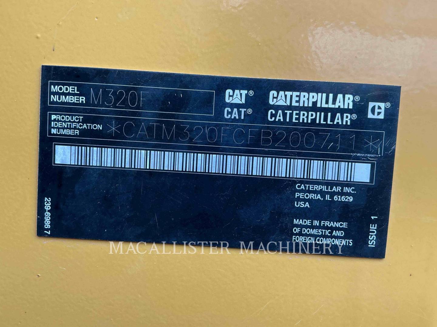 Caterpillar M320F PMTQ, Wheel Excavator, 6115 hours, S/N: FB200711, 2019 - Image 6