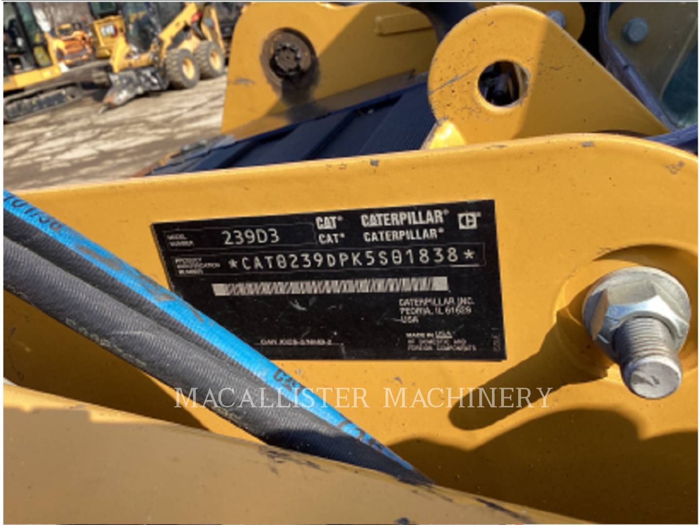 Caterpillar 239D3 AQB, 1171 hours, S/N: K5S01838, 2022 - Image 6