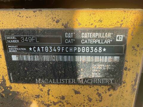 Caterpillar 349FL Q+, Excavator, 15186 hours, S/N: HPD00368, 2015 - Image 6