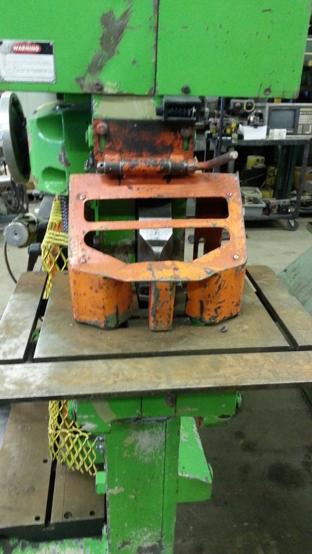 8" x 8" x 9/16" Mubea #KLSH-1100, 120 ton, 1-5/8" round bar, 20 HP, 1981, #83106 - Image 7