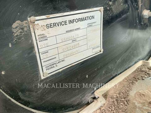 Caterpillar D7E, 4385 hours, S/N: SSH00479, 2018 - Image 8