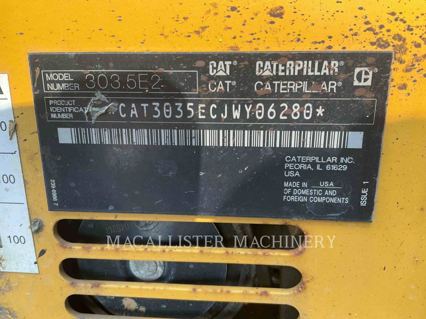 Caterpillar 303.5E2 Q, 927 hours, S/N: JWY06280, 2019 - Image 6