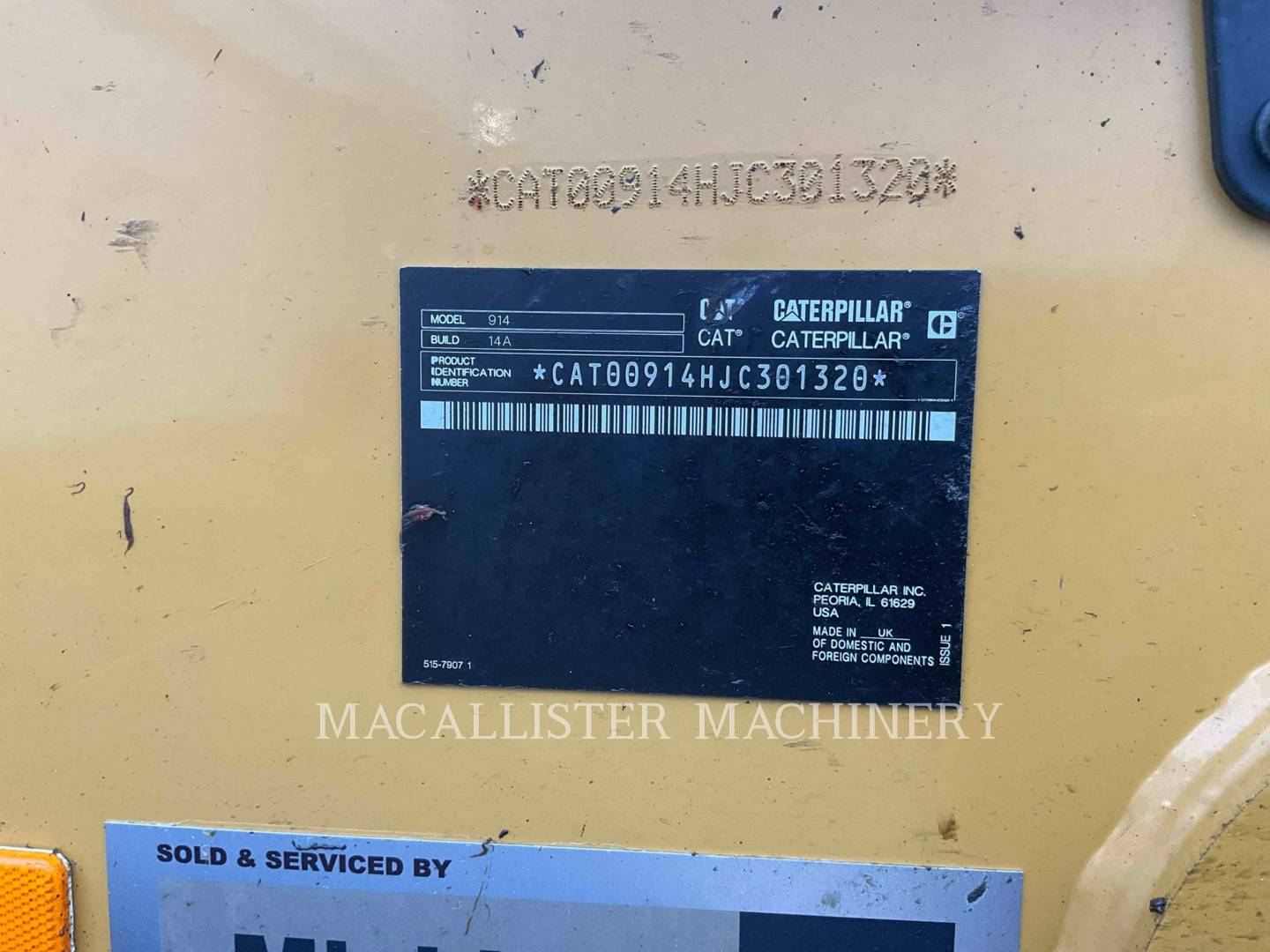Cat 914 ARQW, Wheel Loader, 1146 hours, S/N: JC301320, 2023 - Image 6