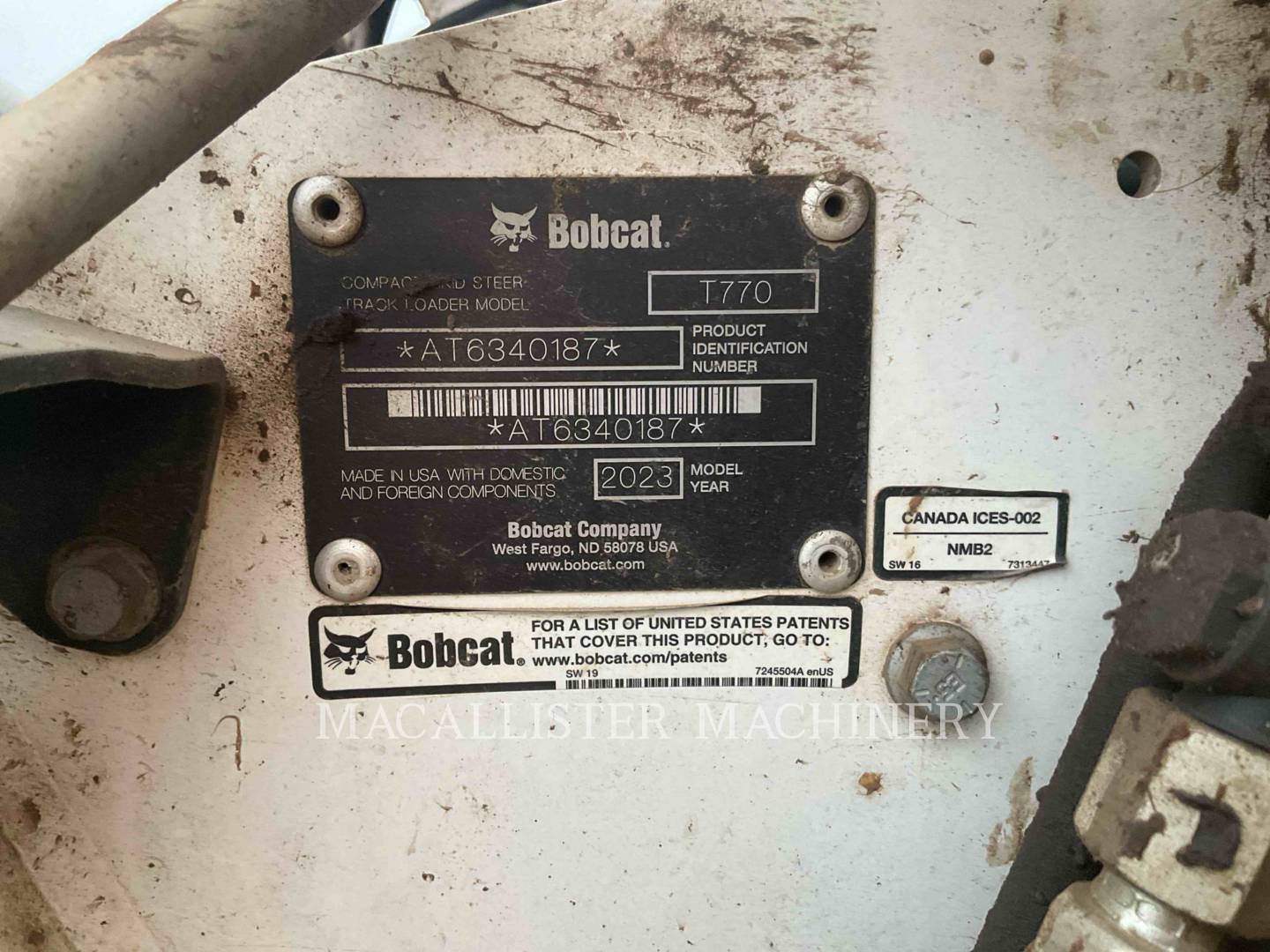 Bobcat T770, 1955 hours, S/N: AT6340187, 2023 - Image 6
