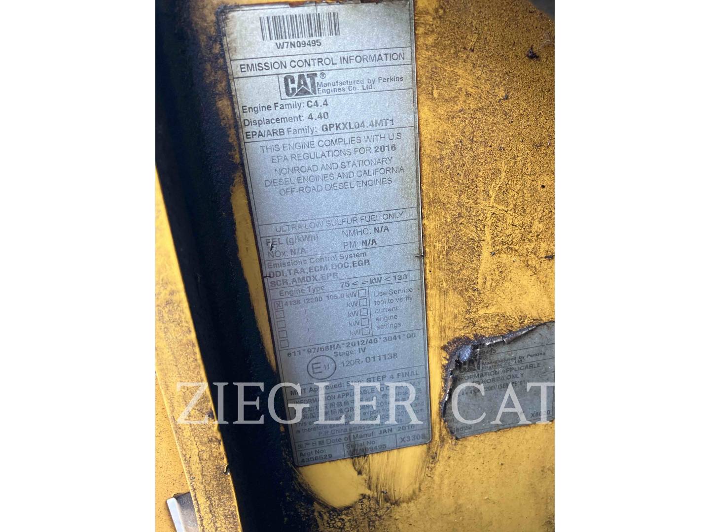Caterpillar CB66B, Compactor, 6523 hours, S/N: B6600152, 2016 - Image 8