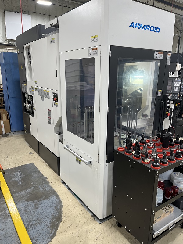 Okuma #Multus-B250II-1SW/750 ARMROID 8" chuck, 2.6" bar, 5000 RPM, 30 HP, OSP-P300SA-H, H1 spindle, Y-Axis - Image 2