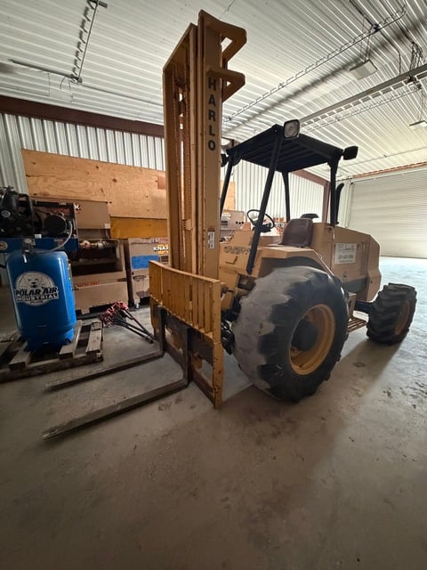 6500 lb. Harlo #HR6500, 4WD forklift, 15'lift height - Image 4