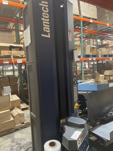 Lantech #Q-300, pallet wrapper, 25-35 loads/hour, vari-turntable speed, 12 RPM, 65" dia turntable - Image 3