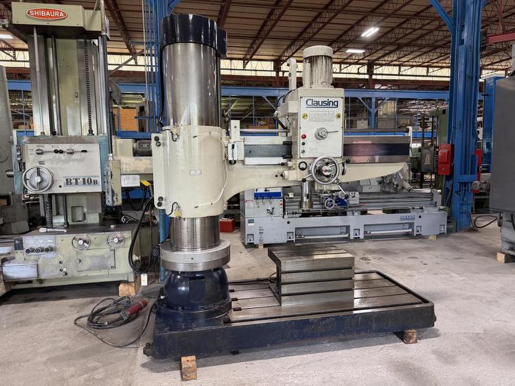 5' -17" Clausing #CL1600H, radial arm drill, power elevation, 27.5' x 19.5" T-slotted box table, 2001 - Image 9