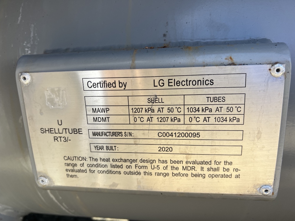 300 Ton, LG Centrifugal Chiller #RCWFUA3 / 300RT, new surplus, unused - Image 9