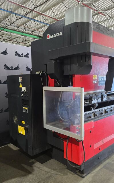 80 Ton, Amada #HDS-8025NT, CNC hydraulic press brake, AMNC, 8.4'OA, 87" between housing, 7.9" stroke, 2008 - Image 2