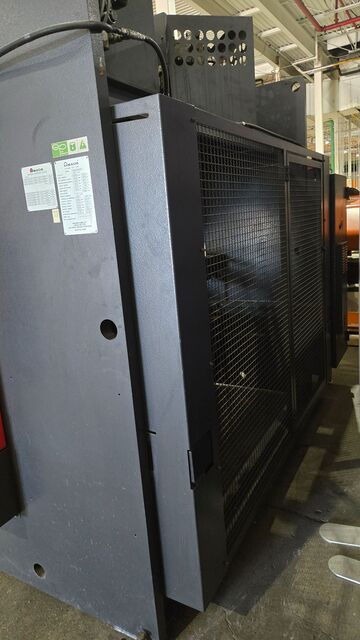 80 Ton, Amada #HDS-8025NT, CNC hydraulic press brake, AMNC, 8.4'OA, 87" between housing, 7.9" stroke, 2008 - Image 4