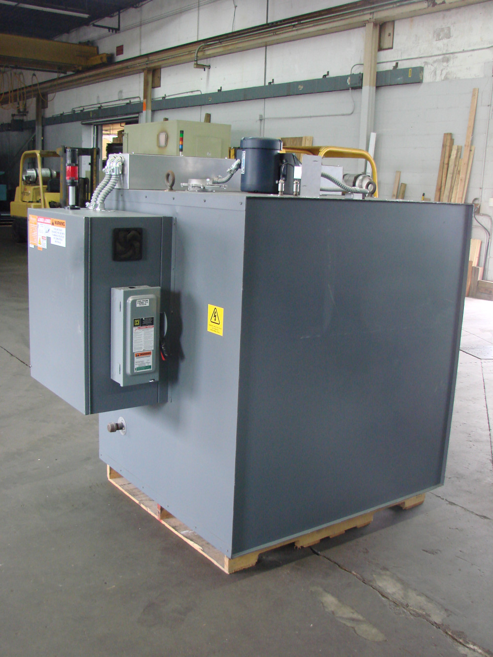 36" width x 36" H x 36" L JPW Design #ST333A1DTULP480V9KW, single door, aluminized steel interior, horizontal - Image 2