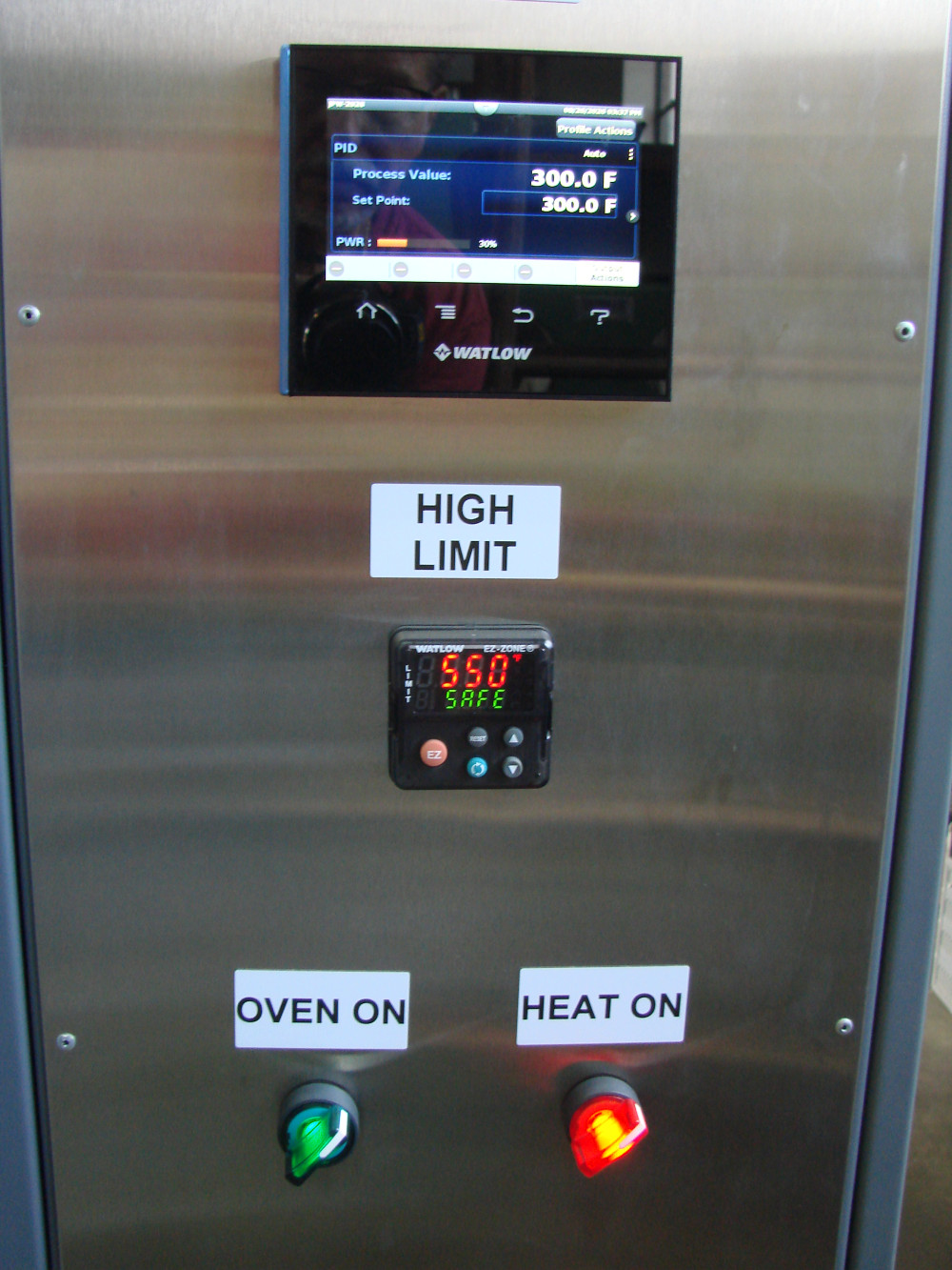 36" width x 36" H x 36" L JPW Design #ST333A1DTULP480V9KW, single door, aluminized steel interior, horizontal - Image 5