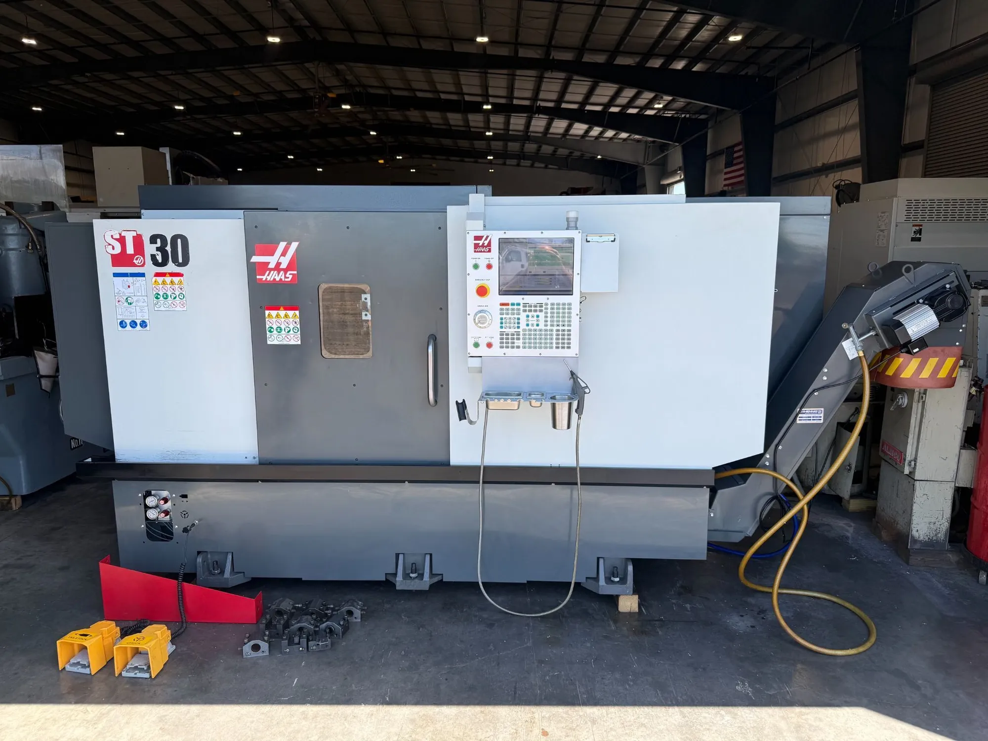 Haas #ST-30, CNC lathe, 21" swing, 10" 3-jaw chuck, 3" bar, 3.5" bore, 32.5" length, 3400 RPM, A2-6, 12 - Image 2