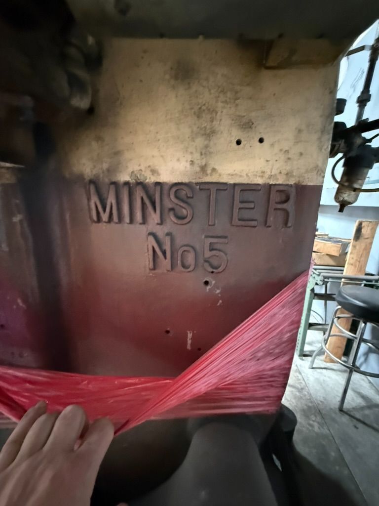 45 Ton, Minster #5, OBI Mechanical Punch Press, 3" stroke, 9" shut height, 28" x 18" bed, 90 SPM - Image 4