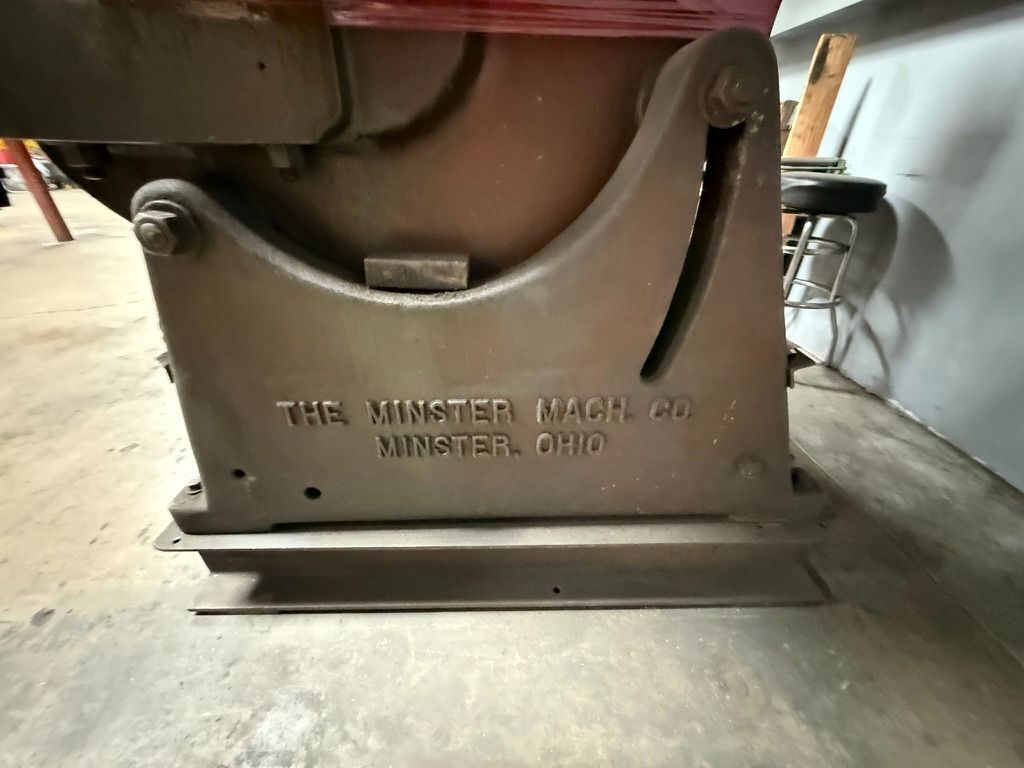 45 Ton, Minster #5, OBI Mechanical Punch Press, 3" stroke, 9" shut height, 28" x 18" bed, 90 SPM - Image 5