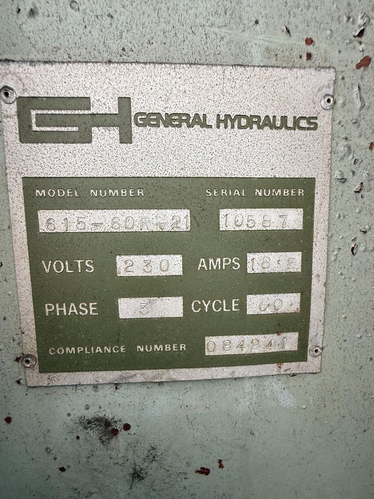 General Hydraulics #615-60R-21, Vertical Baler, 230 Volts, 3PH - Image 2