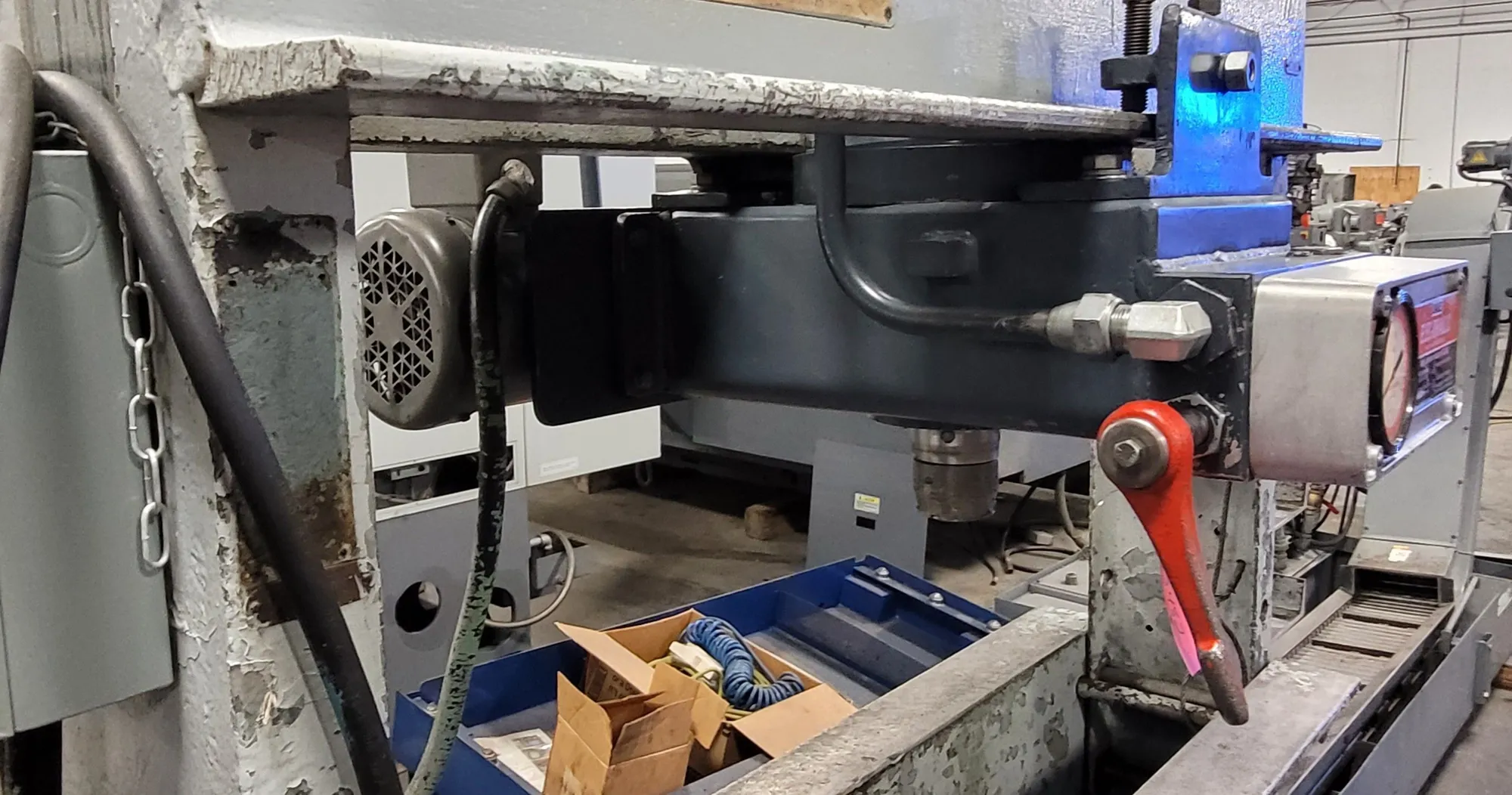 75 Ton, Dake #5-075, Elec-Draulic I H-Frame Press, 10" Ram Travel, 44" between housing, 36" daylight, 2 HP - Image 6