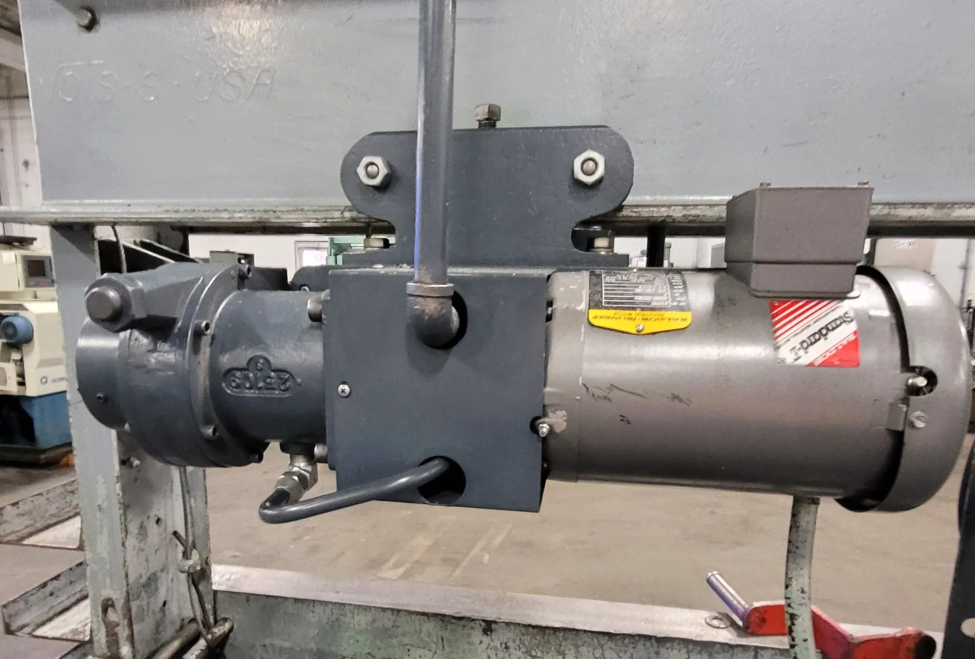 75 Ton, Dake #5-075, Elec-Draulic I H-Frame Press, 10" Ram Travel, 44" between housing, 36" daylight, 2 HP - Image 9