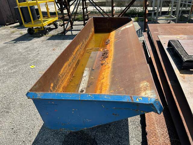 Dump Hopper w/ Fork Pockets, 129" L x 41" width x 33" H outside dimension - Image 2