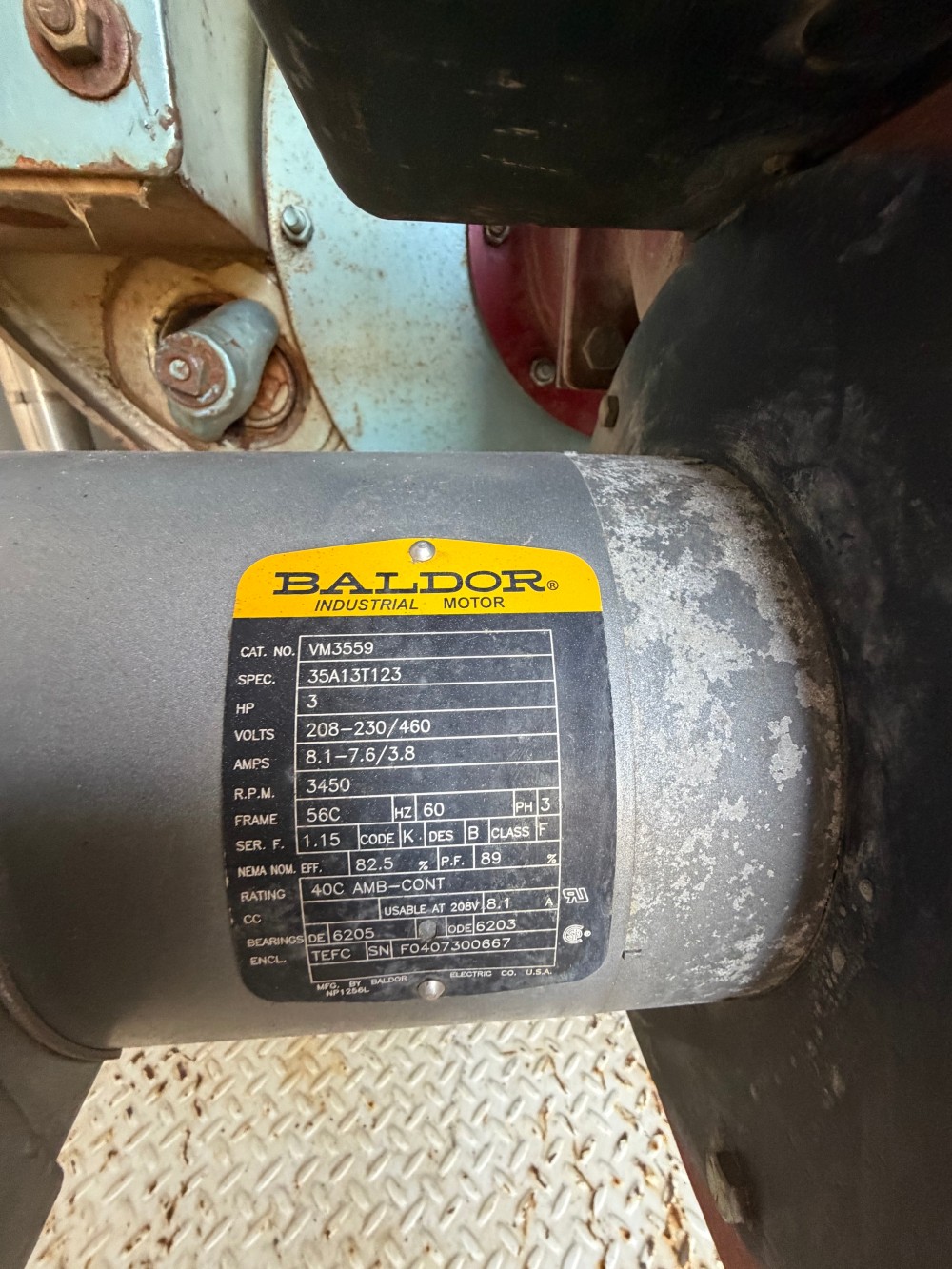 60 HP William & Davis #780, horizontal firetube steam boiler, fully enclosed - Image 3