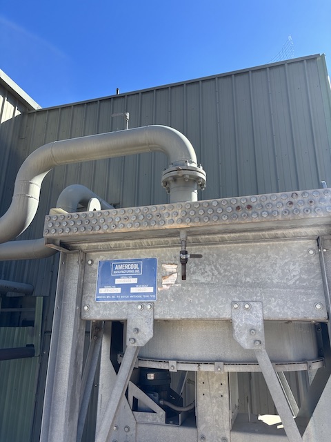136 sq.ft., Americool #F7-60-1, air fin cooler, 2856 ext. sq.ft., Carbon Steel tubes, (105) 3/4" tubes, 6' 8" - Image 2