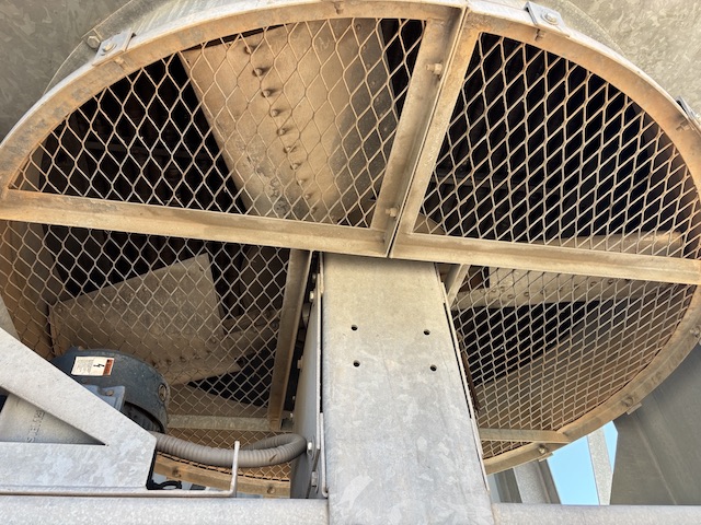 136 sq.ft., Americool #F7-60-1, air fin cooler, 2856 ext. sq.ft., Carbon Steel tubes, (105) 3/4" tubes, 6' 8" - Image 8