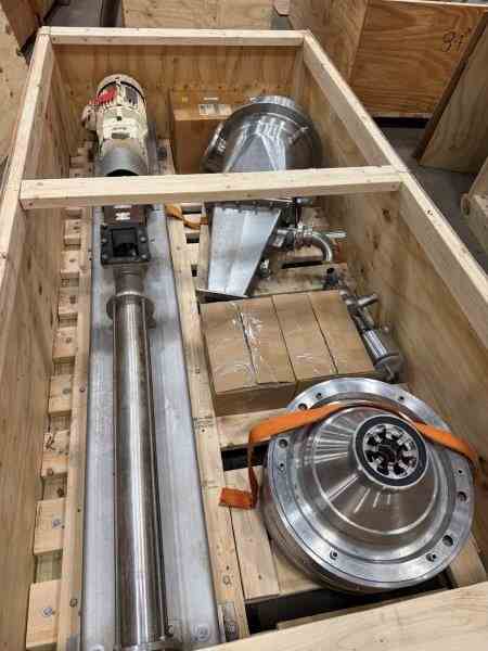 Alfa-Laval #BREW-300, Stainless Steel Disc Separator, 7488 RPM bowl, 200 BBL/hr, 30 KW motor, 60 Hz., 2003 - Image 6