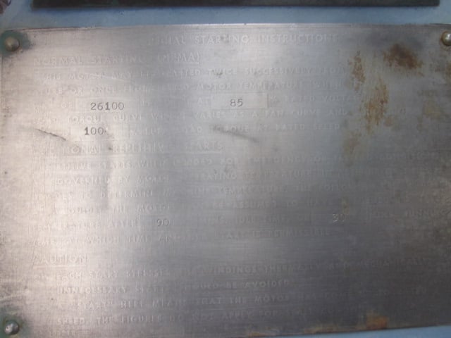 3000 HP 1790 RPM General Electric, Frame 85127, 4160 Volts, AC Induction Motor - Image 4