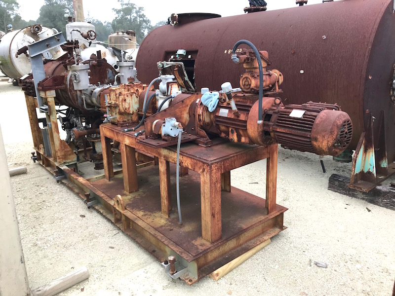 Hitachi, Hastelloy C polymerizer screw reactor, 142 FV psi @ 752&deg;F, Carbon Steel jacket, 5.5 KW drive, 480 - Image 8