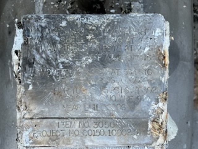 1037 sq.ft., 150, 50, Alabama Heat Exchanger, 302&deg;F, 1" tube diameter, 14' tube length, 2006 - Image 7