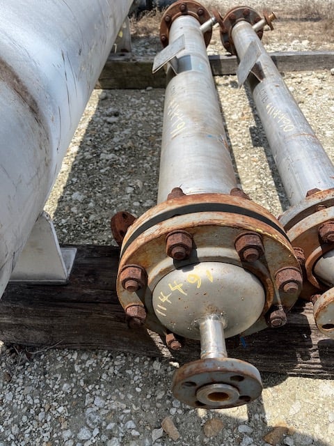 22 sq.ft., 85 psi shell, 35 psi tube, Perry Products #6-22FTSSX, 300°F, 5/8" tube diameter, 5' tube length - Image 1